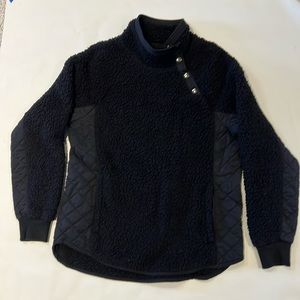 Abercrombie & Fitch Quilted Sherpa Pullover